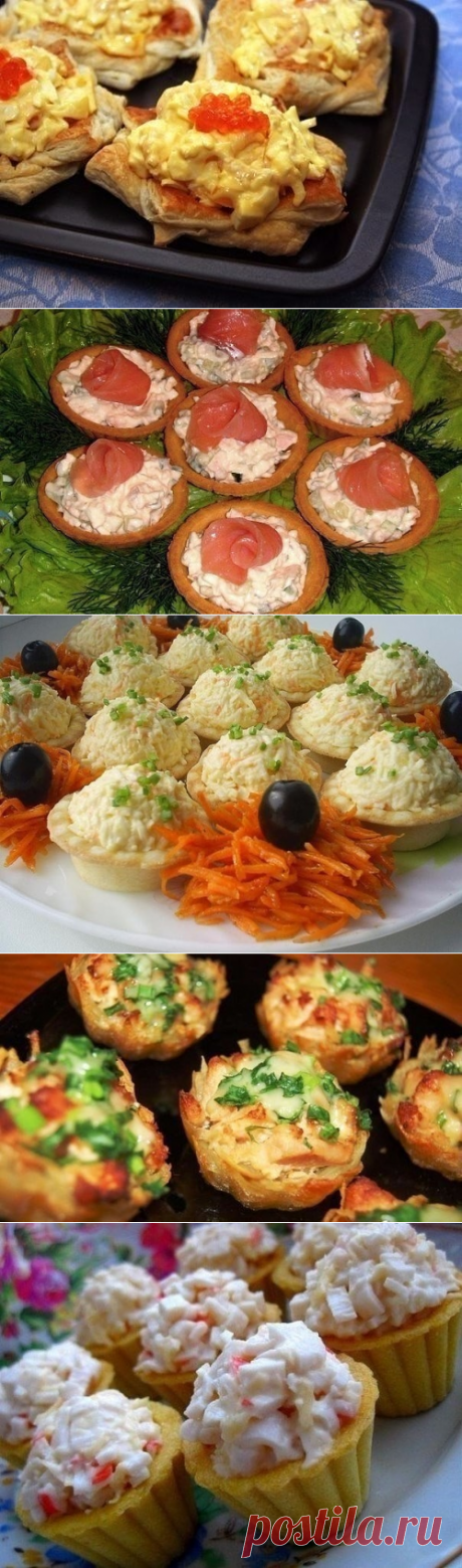 ТАРТАЛЕТКИ--7 РЕЦЕПТОВ