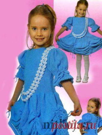 Нарядное платье для принцессы. » Ниткой - вязаные вещи для вашего дома, вязание крючком, вязание спицами, схемы вязания
