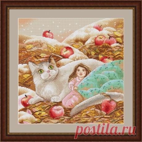 Уютная кошка, схема для вышивки, арт. ЕА-101 Елена Аверина | Купить онлайн на Mybobbin.ru