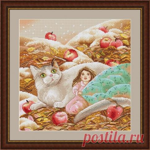 Уютная кошка, схема для вышивки, арт. ЕА-101 Елена Аверина | Купить онлайн на Mybobbin.ru