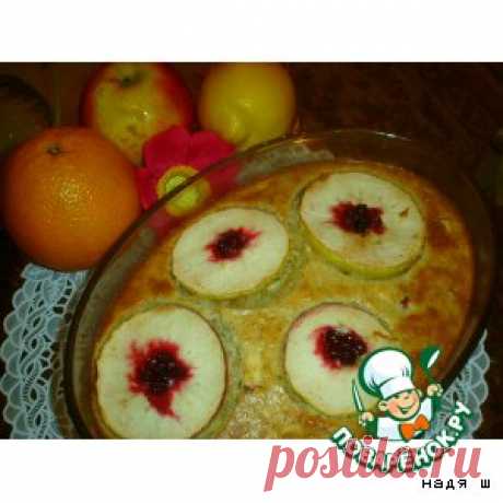 Овсянка, запеченная с яблоками - кулинарный рецепт