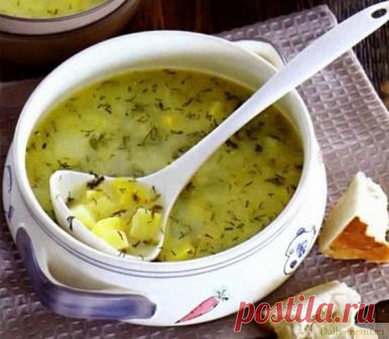 Суп из молодого картофеля - Рецепты от Daily-menu.ru - Daily-menu.ru