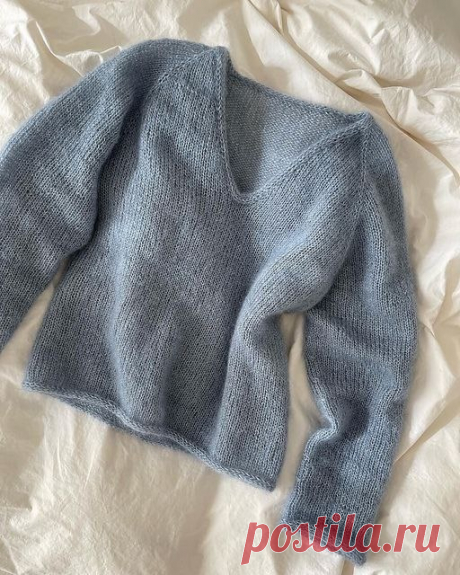 Блуза Cumulus Blouse O-neck✨ от PetiteKnit- ХОТИМ СВЯЗАТЬ!