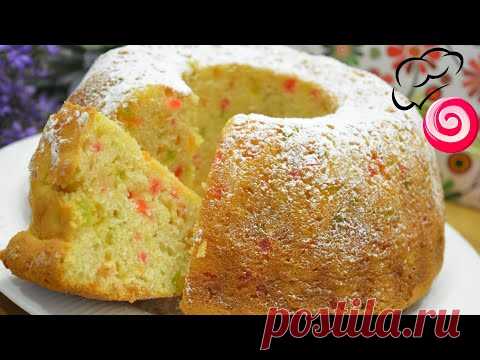Кекс с цукатами Просто и быстро!