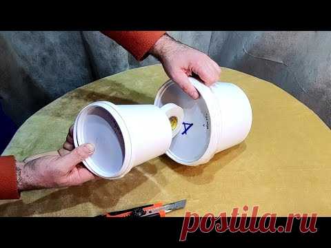 Для этих Поделок Использую Пластиковые Ведра Разных размеров
