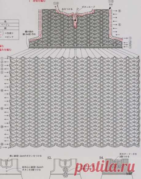 Вязание платья для девочки крючком