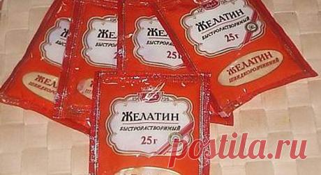 Сосудам в ногах поможет желатин.