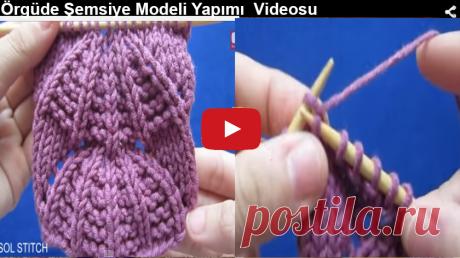 ÖRGÜDE ŞEMSİYE MODELİ VİDEOLU ANLATIM