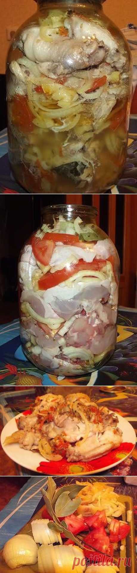КУРИЦА В БАНКЕ