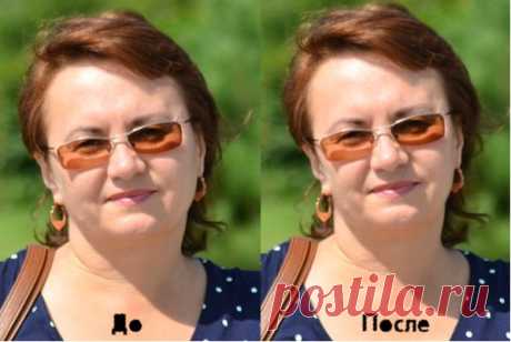 Как сделать лицо худым в Photoshop