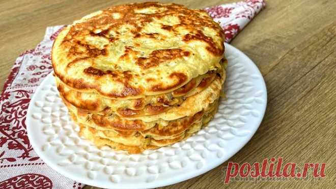 Кефир, мука и картошка! Блины, которые стоит попробовать!