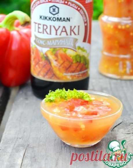 Острый ананасовый соус со сладким перцем - кулинарный рецепт