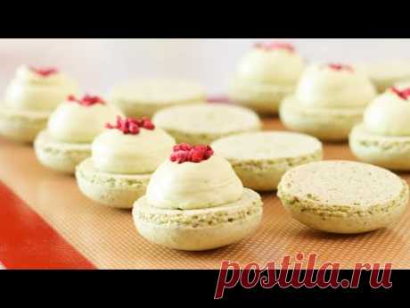 ПИРОЖНЫЕ МАКАРОН БЕЗ ВАРКИ СИРОПА И БЕЗ СУШКИ💚 100 % РЕЗУЛЬТАТ💚 NO rest macaron foolproof recipe