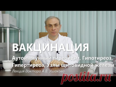 Вакцинация (прививка):  Гипотиреоз, Гипертиреоз, Аутоиммунный тиреоидит, Узлы щитовидной железы