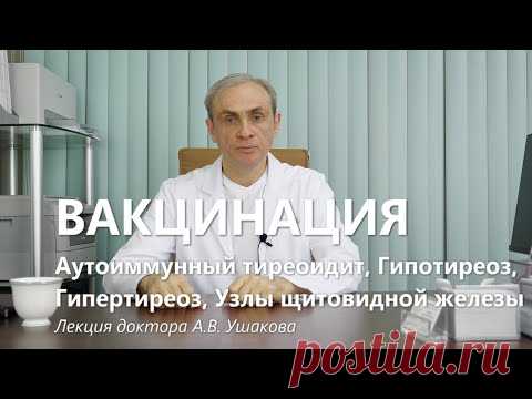 Вакцинация (прививка):  Гипотиреоз, Гипертиреоз, Аутоиммунный тиреоидит, Узлы щитовидной железы