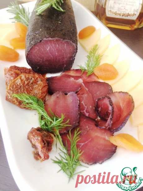 Домашнее вяленое мясо &quot;Брезаола&quot; - кулинарный рецепт