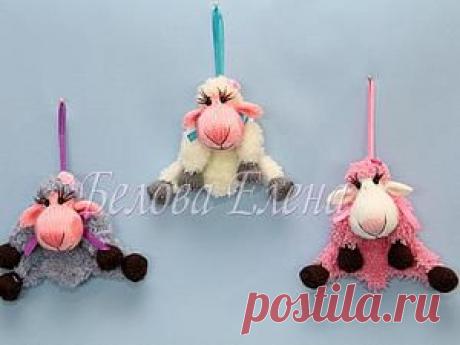 Вязание "Мини-овечки" на спицах - Ярмарка Мастеров - ручная работа, handmade