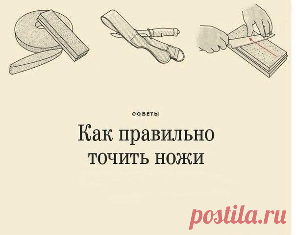 Как правильно точить нож | Страна Полезных Советов