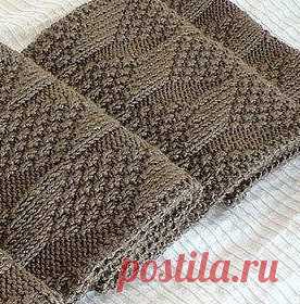 Двухсторонний мужской шарф