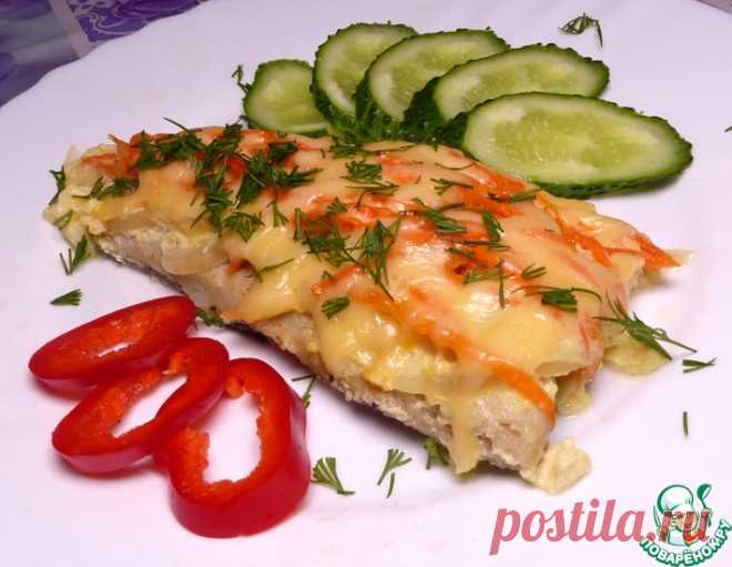 Филе хека с овощами в духовке – кулинарный рецепт
