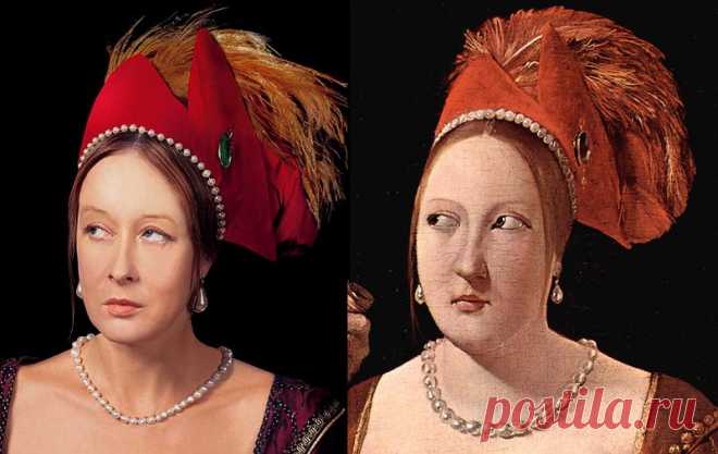 среди прочих работ Кати Рождественской заметил портрет Удовиченко в образе дамы с картины Жоржа де Латура «Шулер» или «Шулер с бубновым тузом».