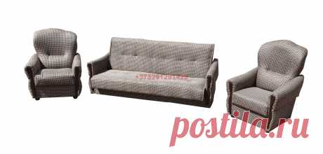 Комплект с двумя креслами (рогожка серый): купить в Минске недорого, низкие цены, скидки, рассрочка
