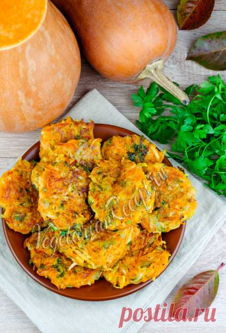 Драники из тыквы - рецепт с фото, быстро и вкусно