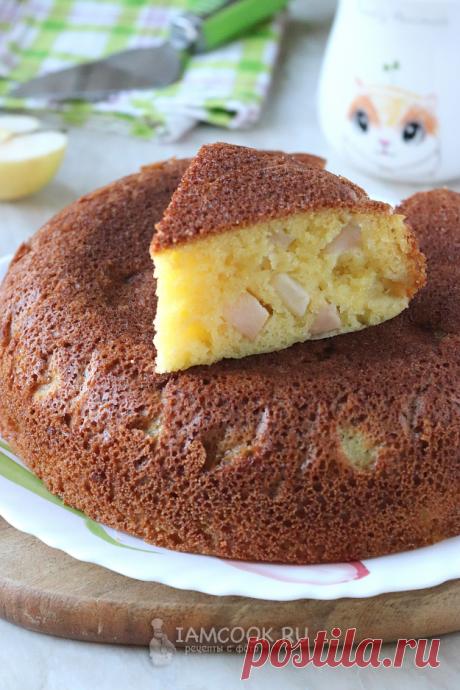 Манник с яблоками на кефире в мультиварке — рецепт с фото пошагово