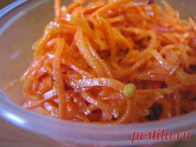 Острая и хрустящая морковь по-корейски на зиму: рецепт пошагового приготовления
