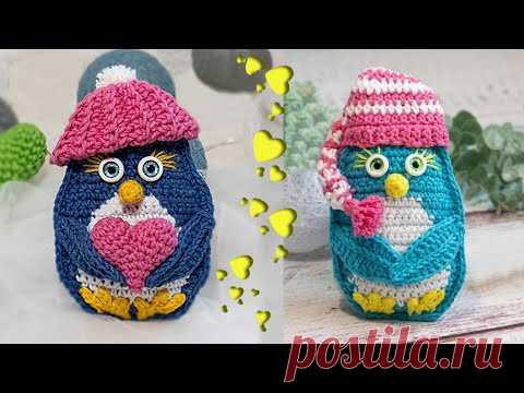 💘🐧САМЫЙ МИЛЫЙ ПИНГВИН🐧💘 мастер-класс по вязанию крючком игрушки