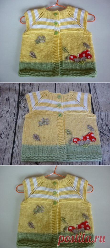 Knitting baby pattern.Knitted baby cardigan.Knit baby