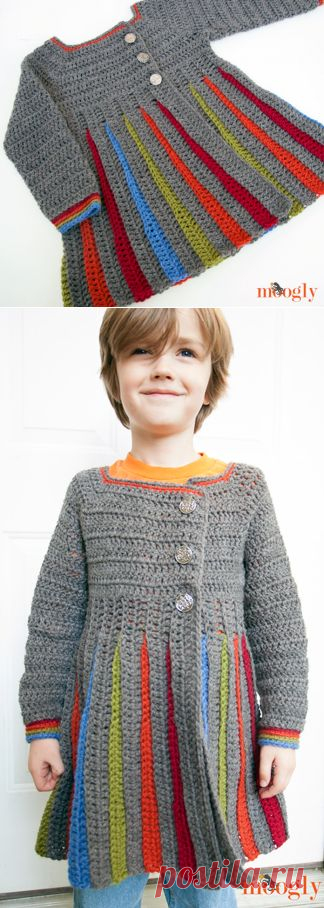 Free Pattern: Eloise Girls Sweater - now for big kids!