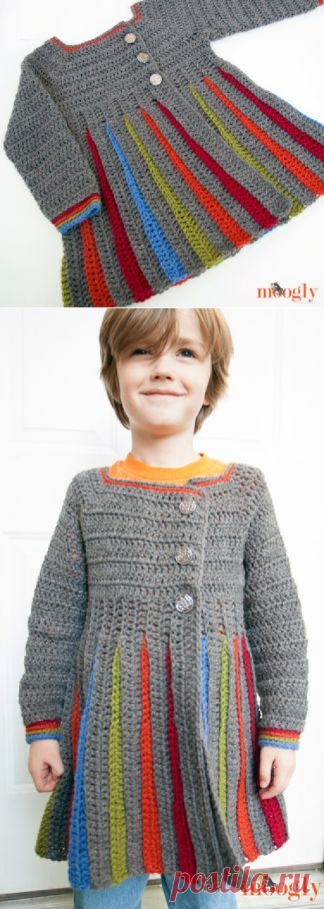 Free Pattern: Eloise Girls Sweater - now for big kids!