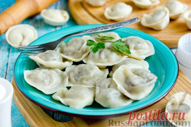 Рецепт: Пельмени с чечевицей на RussianFood.com