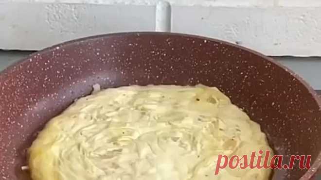 Слоеные лепешки с луком ( рецепт )