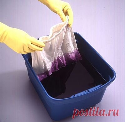 Как покрасить ткань.