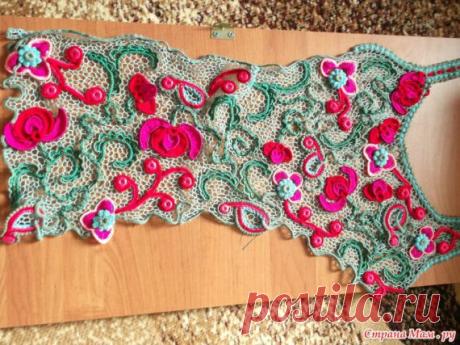 Ажурная вставочка на .На заказ / Вязание крючком. Ваши работы / PassionForum - мастер-классы по рукоделию