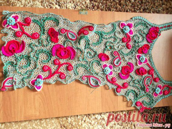 Ажурная вставочка на .На заказ / Вязание крючком. Ваши работы / PassionForum - мастер-классы по рукоделию