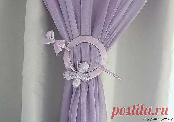 Подхват для штор из cd диска — Сделай сам, идеи для творчества - DIY Ideas