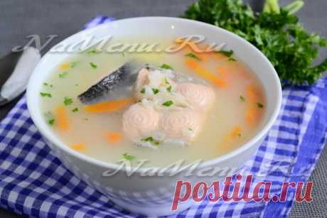 Суп из красной рыбы