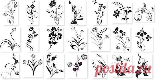 чёрно-белые картинки для декупажа со для распечатки - Поиск в Google