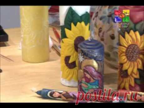 VELAS TALLADAS GIRASOLES - PARTE 2 - TALENTO ARTESANO