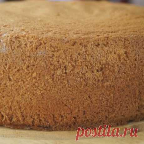 Бисквит который никогда не опадает! Вкус изумительный и совсем не крошится