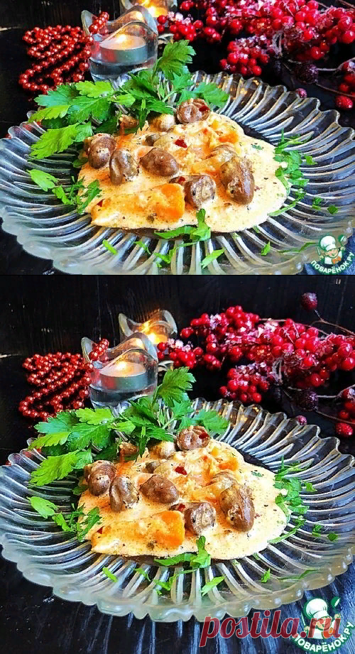 Куриные сердечки в бархатном соусе 