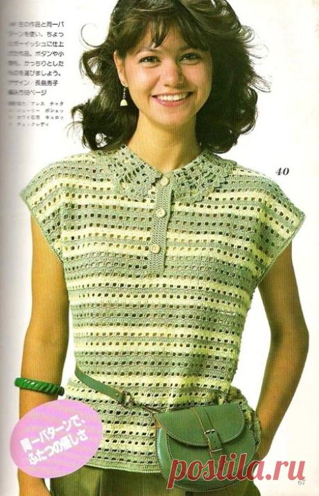 цитата Галина_Вяжет : летняя с воротничком (18:15 17-01-2016) [5476388/382255998] - el_sv58@mail.ru - Почта Mail.Ru