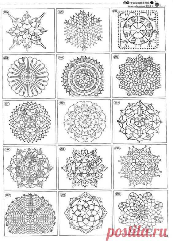 39 Patrones de mandalas en crochet