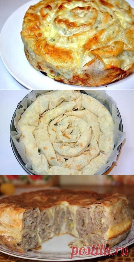 Очень просто! Мясной пирог «Лаваш в заливке» — Вкусные рецепты