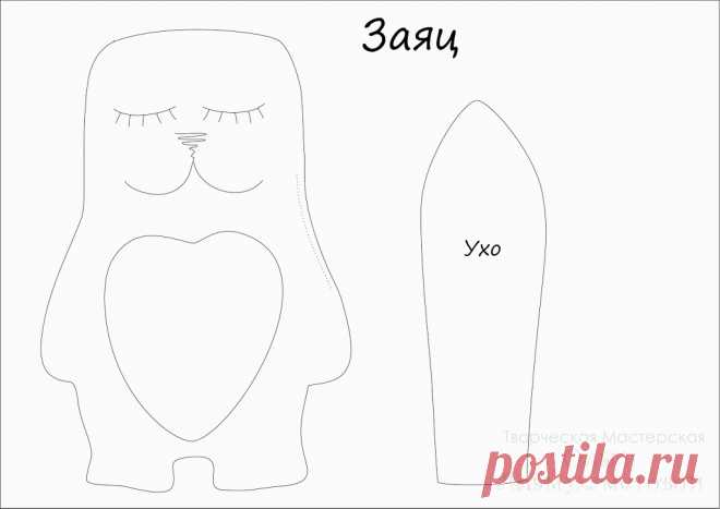 Выкройка заи