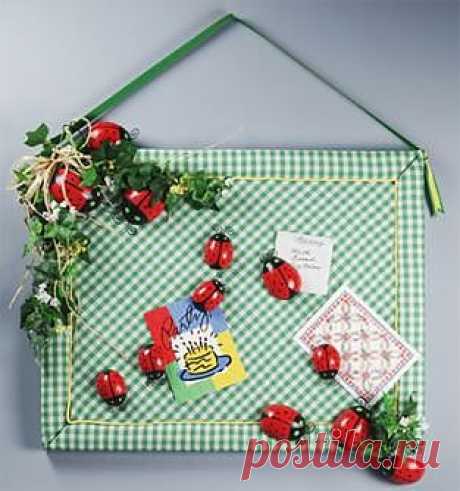 Great Garden Ladybug Memo Board | FaveCrafts.com