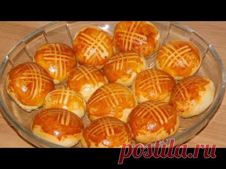 Поча/Поача с сыром. Турецкие булочки с сыром. Турецкая погача. - YouTube